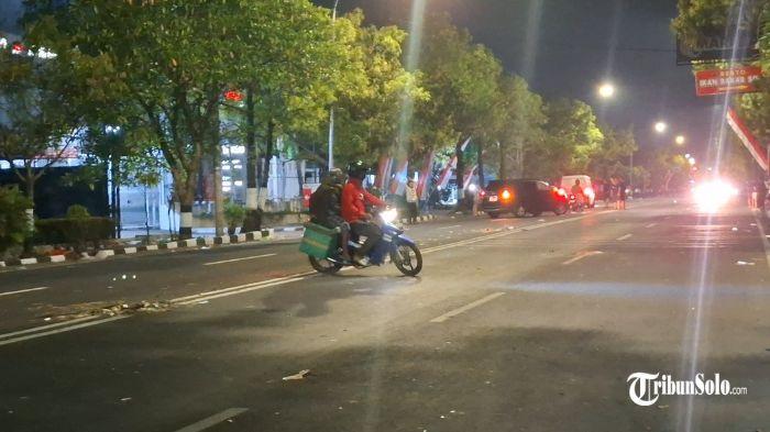 Pengguna jalan di Jalan Raya Sukowati
