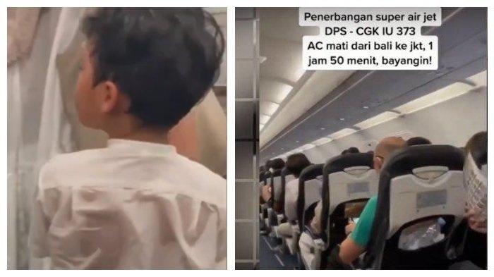 Viral AC Pesawat Super Air Jet Mati hingga Penumpang Mandi Keringat, Pihak Maskapai Minta Maaf