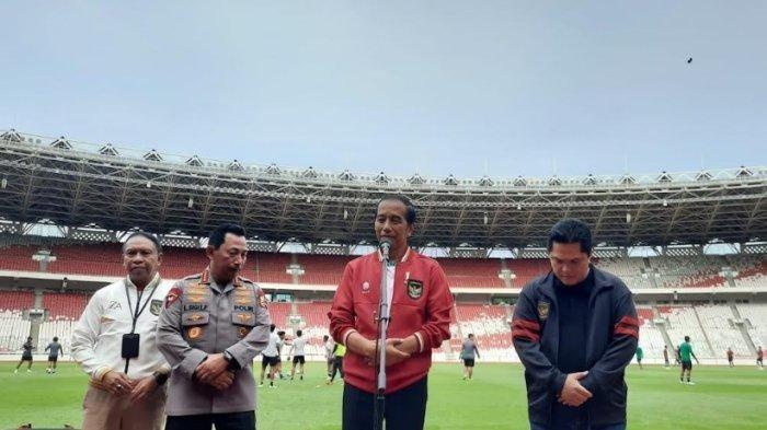 Ngobrol dengan Jokowi, Shin Tae-yong Curhat soal Pemain Timnas U20 yang Sudah Latihan Mati-matian