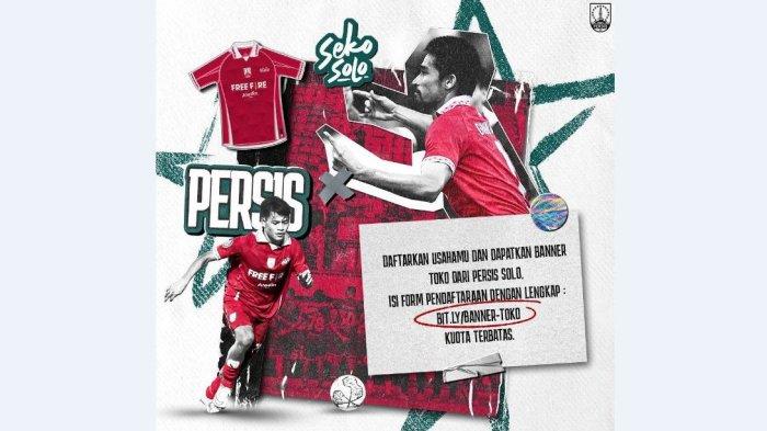Kesempatan Dapat Promo Cuma-cuma! Persis Solo Sediakan Banner Gratis untuk Pelaku Usaha, Cek Caranya
