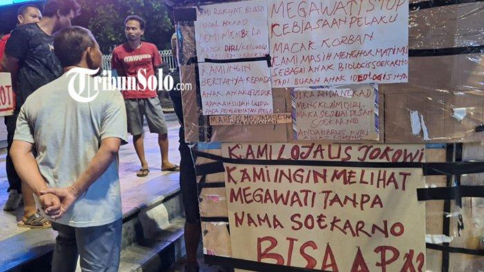 Pria Bawa Tulisan untuk Megawati di Solo, Mengaku Berasal dari Magelang