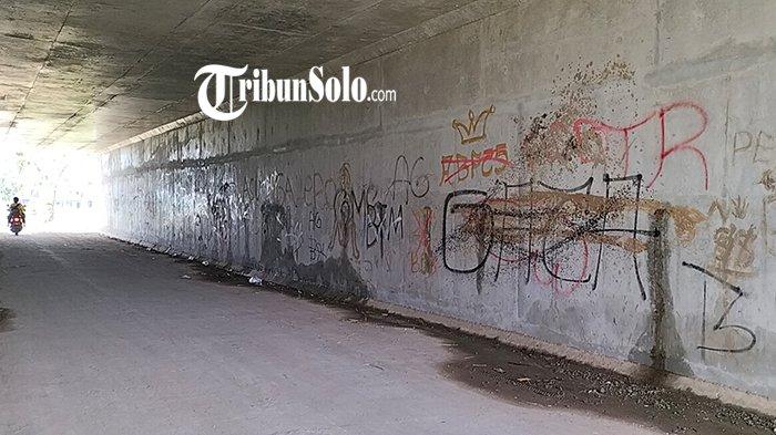 Underpass Tol Solo - Jogja di Boyolali Jadi Sasaran Vandalisme, Ada Coretan dan Kata Kotor
