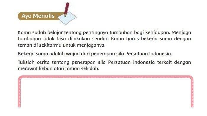 Kunci Jawaban Tema 1 Kelas 6 Halaman 60, Ayo Menulis, Subtema 1 : Tumbuhan Sahabatku