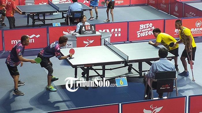 Peparnas XVII 2024 di Sukoharjo Jateng: Ada 335 Atlet Disabilitas Cabor Tenis Meja Berebut Medali