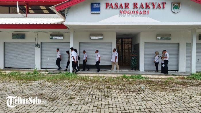 SEGERA DIBUKA - Suasana Pasar Rakyat Nogosari, Rabu (8/4/2026). Setelah mangkrak selama lima tahun, Pasar Rakyat Nogosari di Boyolali akhirnya akan segera dibuka.