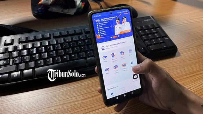 Tampilan superapps Jateng Nglakoni Ngopeni (JNN)