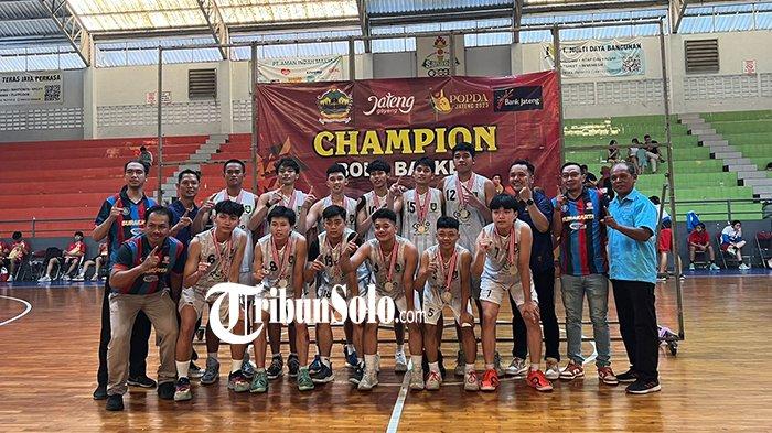 Kalahkan Tim Semarang, Tim Basket Putra Solo Bawa Pulang Medali Emas di Kejuaraan Popda
