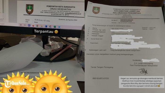 SEBAR DATA - Unggahan data pribadi milik Rio Haryanto di akun media sosial pribadi A, ASN di lingkungan Pemkot Solo, belum lama ini. Ia mengungkapkan kebanggaannya melayani pembalap tersebut tanpa sadar foto yang ia unggah merupakan data sensitif yang semestinya tidak boleh dipublikasikan.