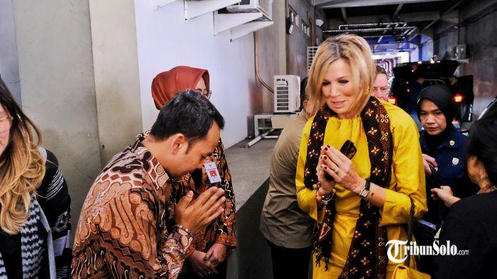 Wali Kota Solo Respati Ardi menyambut kunjungan kerja Ratu Belanda