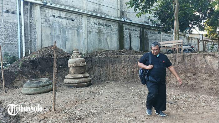 Warga Desa Nepen, Kecamatan Teras, Boyolali, digegerkan temuan benda diduga stupa