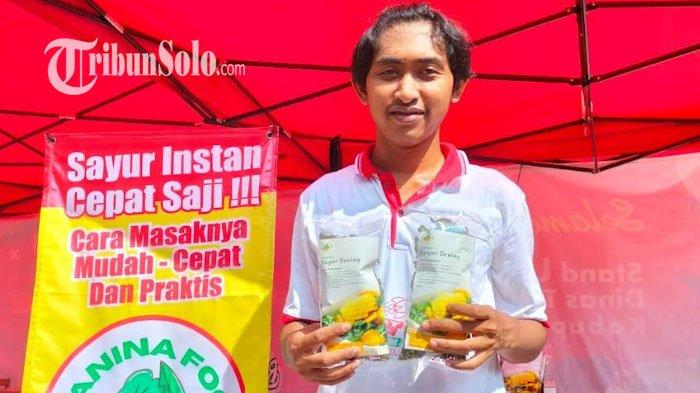 Terinspirasi Anak Kos Sulit Masak, Suwandi dari Sragen Berharap Cuan dari Sayur Bening Instan