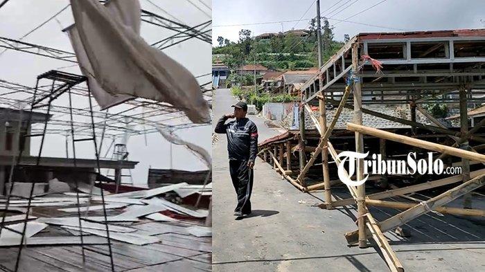 Kerugian Tenda Pernikahan di Lereng Merbabu Boyolali Diterjang Angin: Tenda Rusak, Rugi Rp 100 Juta