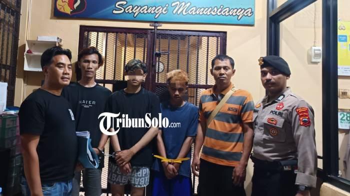 DITANGKAP. Para pelaku begal diamankan polisi, Selasa (2/6/2026). Salah satu pelaku masih di bawah umur.
