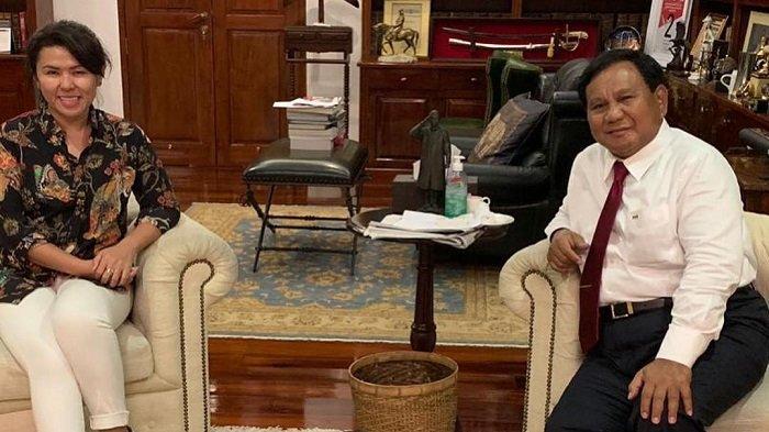 Setelah Bertemu Ustaz Abdul Shomad, Kini Prabowo Bertemu dengan Adik Ahok, Fifi Lety, di Hari Tenang