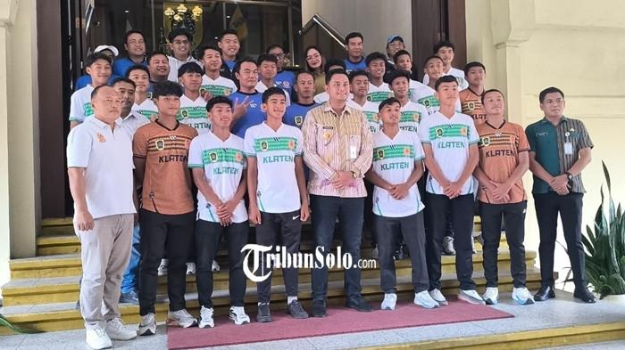 Bakal Berlaga di Pra Porprov Jateng, Tim Sepakbola Klaten Minta Restu Bupati Hamenang