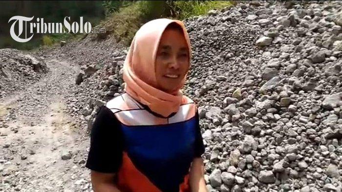 Cerita Janda Muda di Kali Apu Boyolali, Terpaksa Ikut Menambang Pasir untuk Hidupi Anak