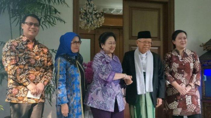 Sambangi Rumah Megawati, Ma'ruf Amin Disebut Bahas Seputar Hal Strategis Seputar Koalisi