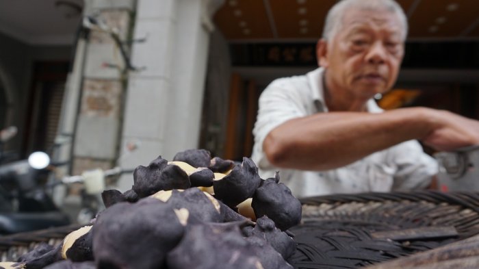 Ling Jiao, Kudapan 'Kepala Banteng' Penurun Panas di Taiwan