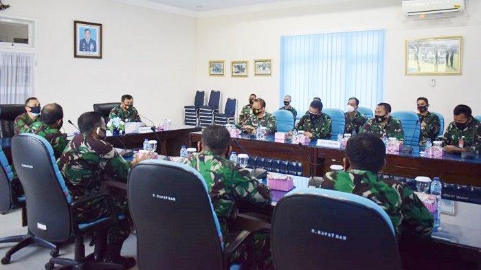 Tim Pusat Polisi Militer AU Kunjungi Lanud Adi Soemarmo,Danlanud Kolonel Suadnyana Beri Pesan Khusus