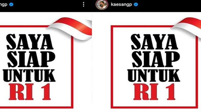 Kaesang Unggah Tulisan 'Saya Siap untuk RI 1',  Gibran: Tidak Ada Hubungannya dengan Politik