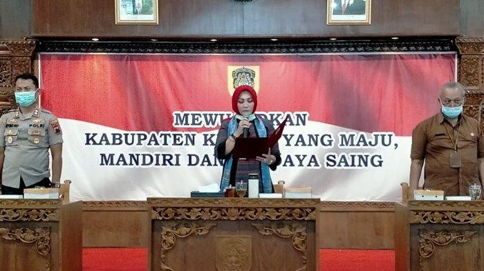 Bupati Klaten Sri Mulyani Ambil Alih Ketua Gugus Tugas Percepatan Penanganan Covid-19,Ini Susunannya