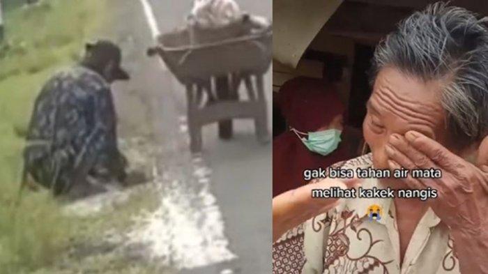 Viral Video Kakek Punguti Beras Tercecer di Jalan, Aksinya Bikin Haru Netizen, Terkuak Kisah Pilu