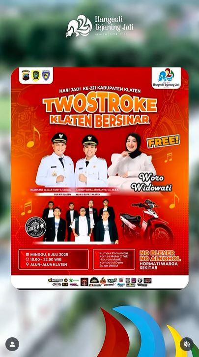 Festival Motor Two-Stroke Klaten