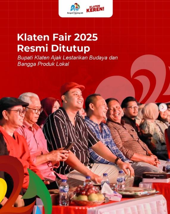 Klaten Fair 2025 Resmi Ditutup