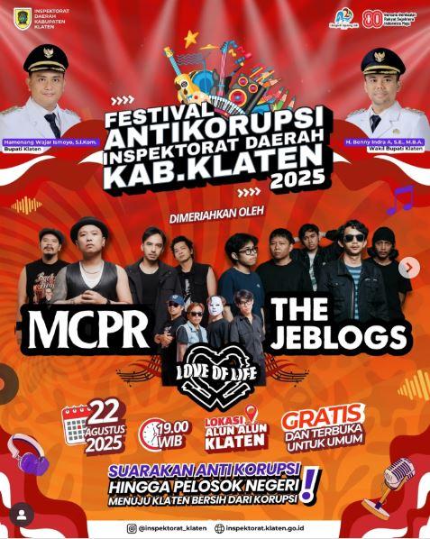Festival Musik Klaten AntiKorupsi 2025