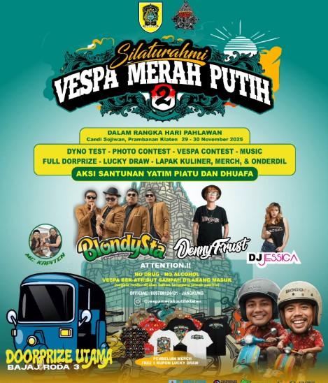 Silaturahmi Vespa Merah Putih 2