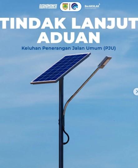 Aduan terkait lampu trotoar di sepanjang Jalan Ir. Soekarno Solobaru