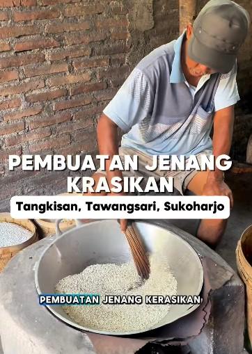 Proses Pembuatan Jenang Krasikan Bunga Kamboja