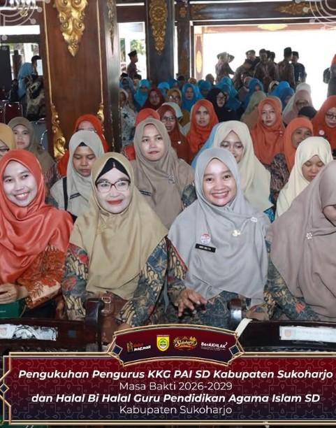Pengukuhkan Pengurus KKG PAI SD Kabupaten Sukoharjo Masa Bakti 2026-2029