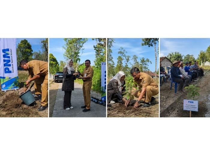 Momen Pemkab Sukoharjo Gelar Korve dan Aksi Tanam Pohon di Batu Alam Seribu Gentan Bulu