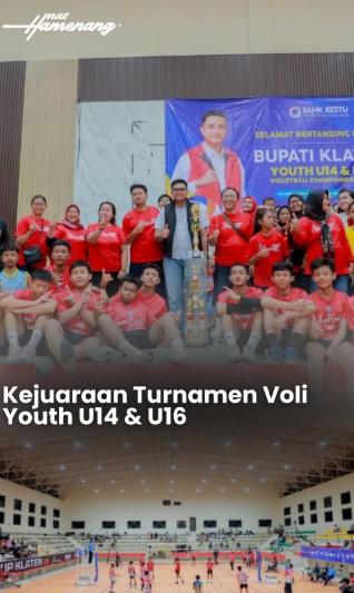 Bupati Hamenang Hadiri Kejuaraan Turnamen Voli di Klaten