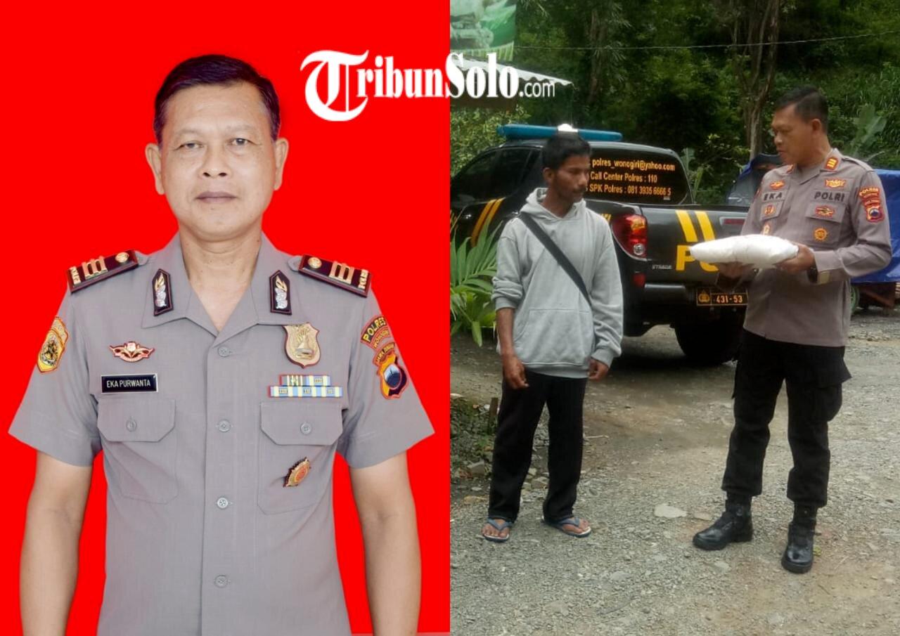 Biodata AKP Eka Purwanta, Kapolsek Wonogiri Kota: Saat Patroli Bagikan Beras dan Kopi untuk Warga