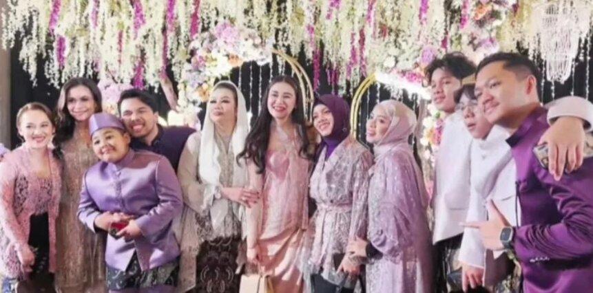 Aaliyah Massaid Bertemu Keluarga Thariq Halilintar di Mitoni Aurel, Akrab Ngobrol dengan Geni Faruk