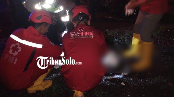 Kecelakaan Maut di Perempatan Bener Sragen, Seorang Pria Tewas, Diduga Korban Tabrak Lari