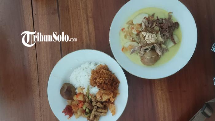 Kuliner Wonogiri: Lontong Opor di Warung Mbah Bhet Wonogiri, Sudah Bertahan Tiga Generasi