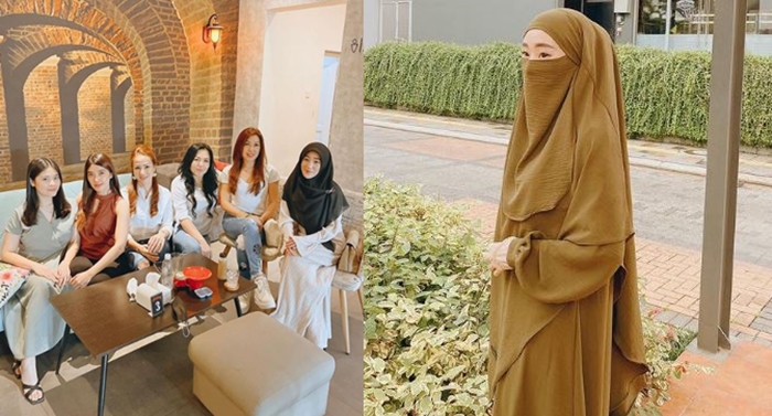 Larissa Chou Tampil Cantik Berhijab saat Kumpul Keluarga, Sikap Toleransi Dipuji Netizen