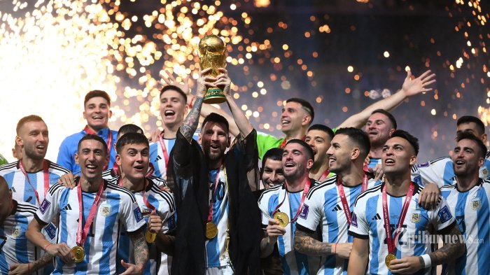 Juara Piala Dunia 2022 Tak Bikin Argentina Jadi Nomor 1 Dunia, Berikut Update Ranking FIFA Terbaru