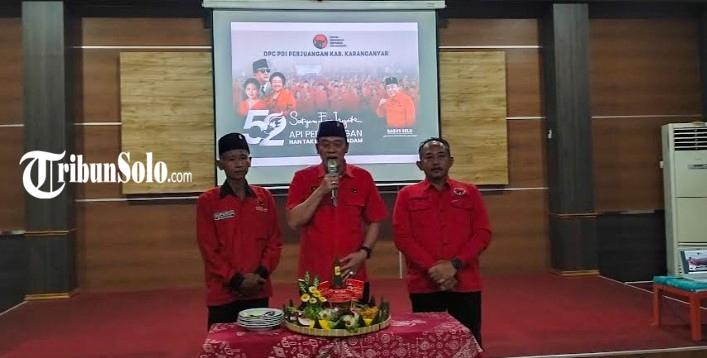 Perayaan HUT ke-52 PDIP di Karanganyar Jateng, Megawati Soekarnoputri Didukung Jadi Ketum Lagi