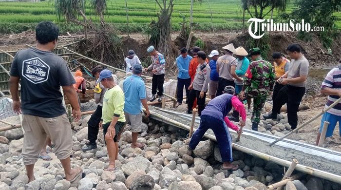 Putus Diterjang Banjir, Jembatan Penghubung Jateng-Jatim di Gondang Sragen Dibangun Lagi Tahun Ini