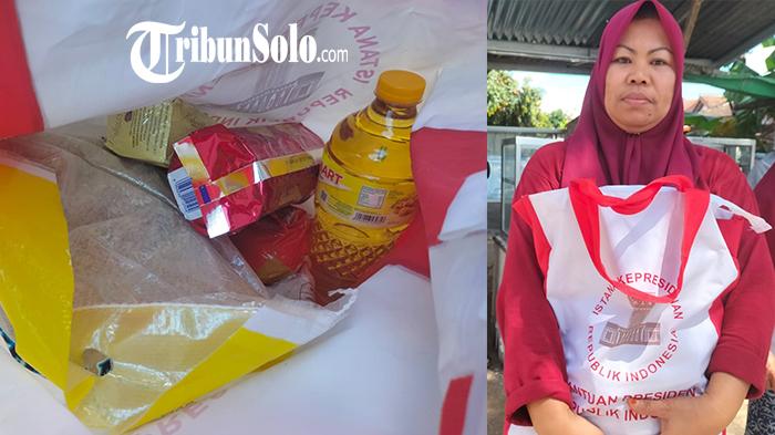 Isi Sembako yang Dibagikan Jokowi saat Ziarah Makam Sudjiatmi di Mundu, Minyak Goreng hingga Beras