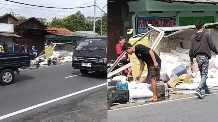 TRUK-BOKS-TERGULING-Truk-boks-muatan-gandum-dan-minyak-goreng-terguling-di-jalan-Semarang-Solo.jpg