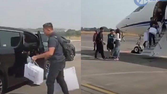 Viral Video Erina dan Kaesang Turun dari Jet Pribadi Langsung Masuk Alphard, Begini Kata Bea Cukai