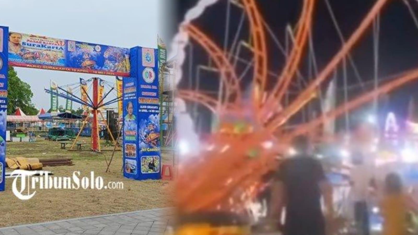 Detik Detik Wahana Ayunan Putar Ambruk Di Pasar Malam Alun Alun Kidul