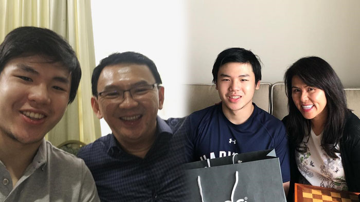 Ahok Bebas, Anak Sulungnya Pamer Foto Bareng Sang Ayah: He's Back, My Dad's a Free Man!