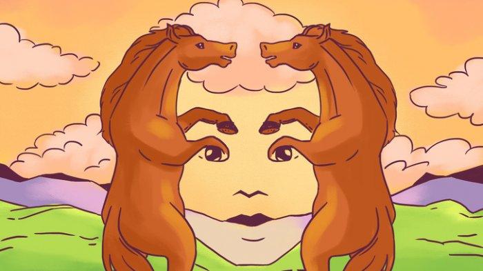 Tes Kepribadian : Wajah atau 2 Kuda yang Kamu Lihat Pertama Kali, Bisa Ungkap Kisah Asmaramu