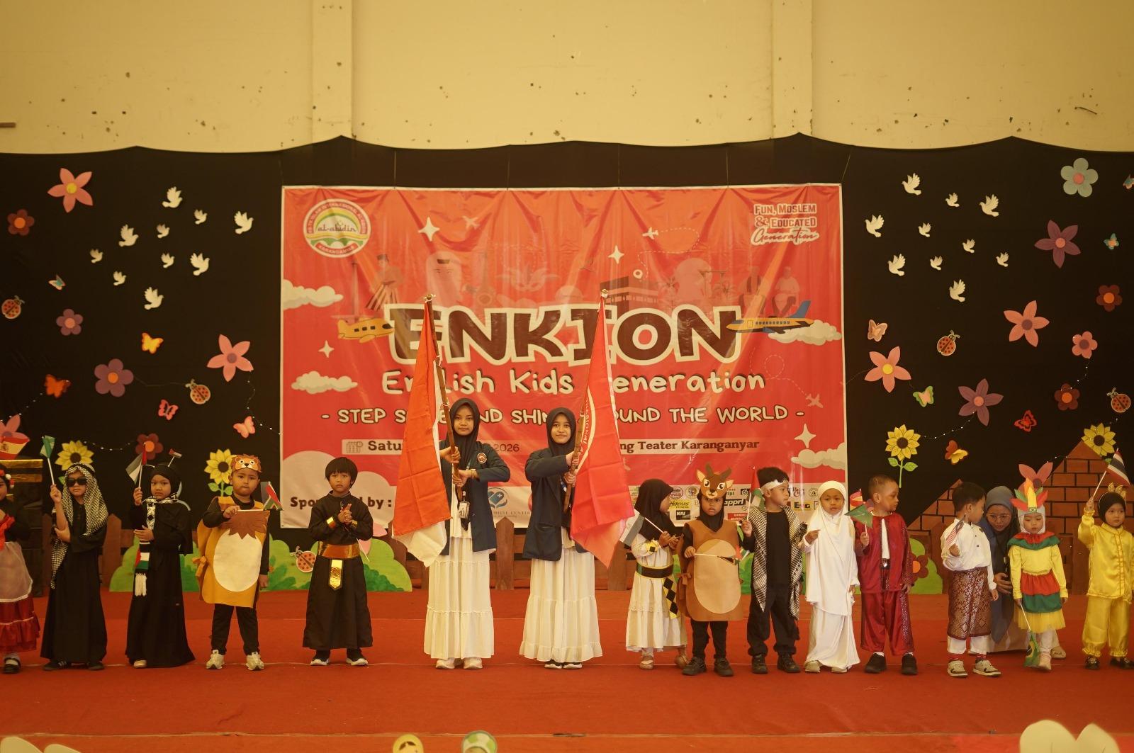 Siswa TKII Al Abidin Karanganyar Unjuk Kemampuan Bahasa Inggris Lewat Panggung Ekspresi EKION